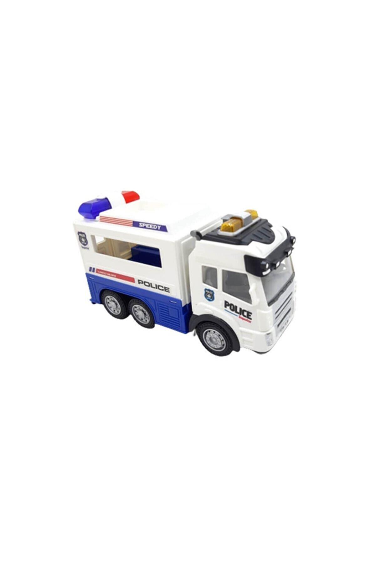 Canem Superior Işıklı ve Sesli Pilli Polis Aracı Kamyonet