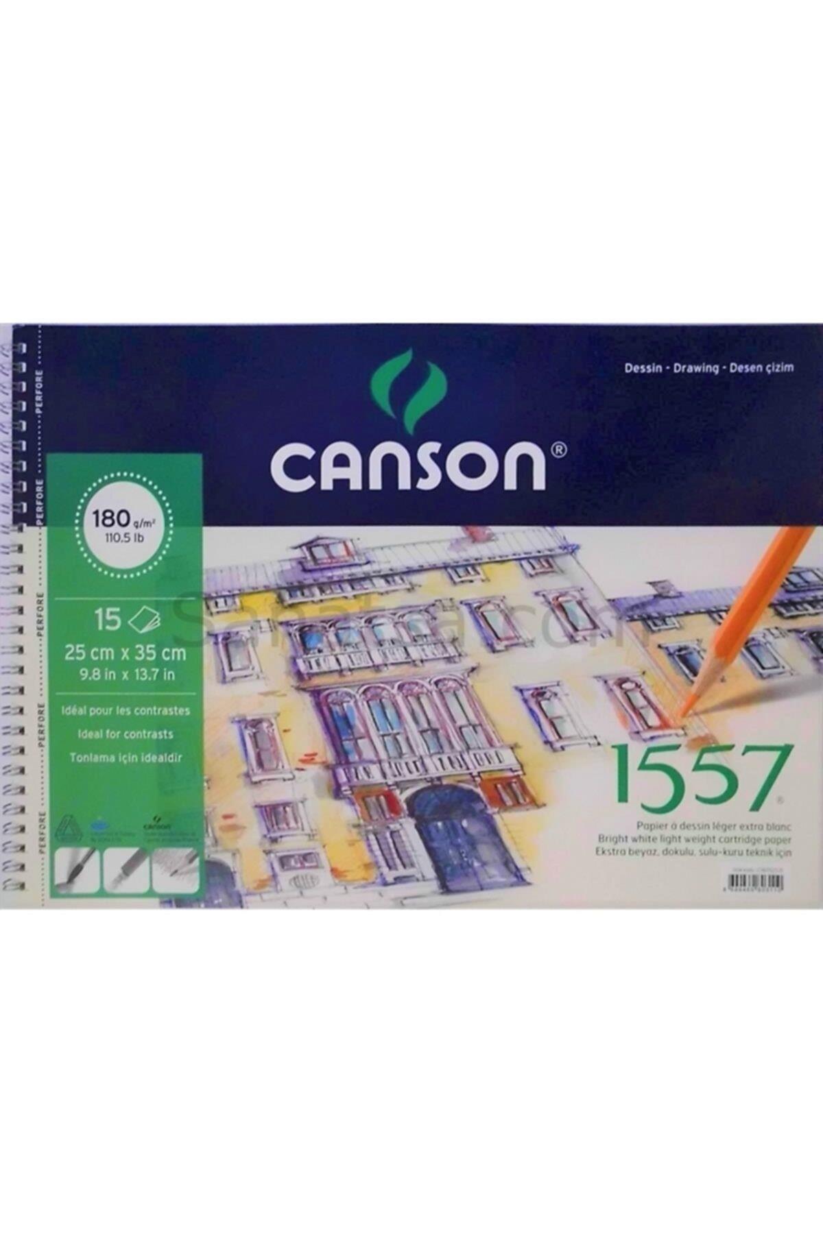 Canson 1557 Resim Ve Çizim Blok 180 GR 25x35 15 YP Resim Defteri