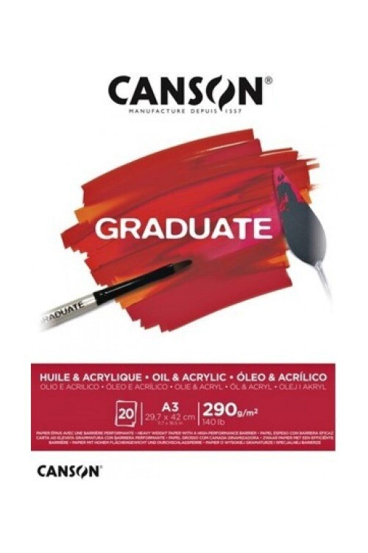 Canson Çizim Bloğu Graduate Yağlı Boya Ve Akrilik 20 SY A3 290 GR