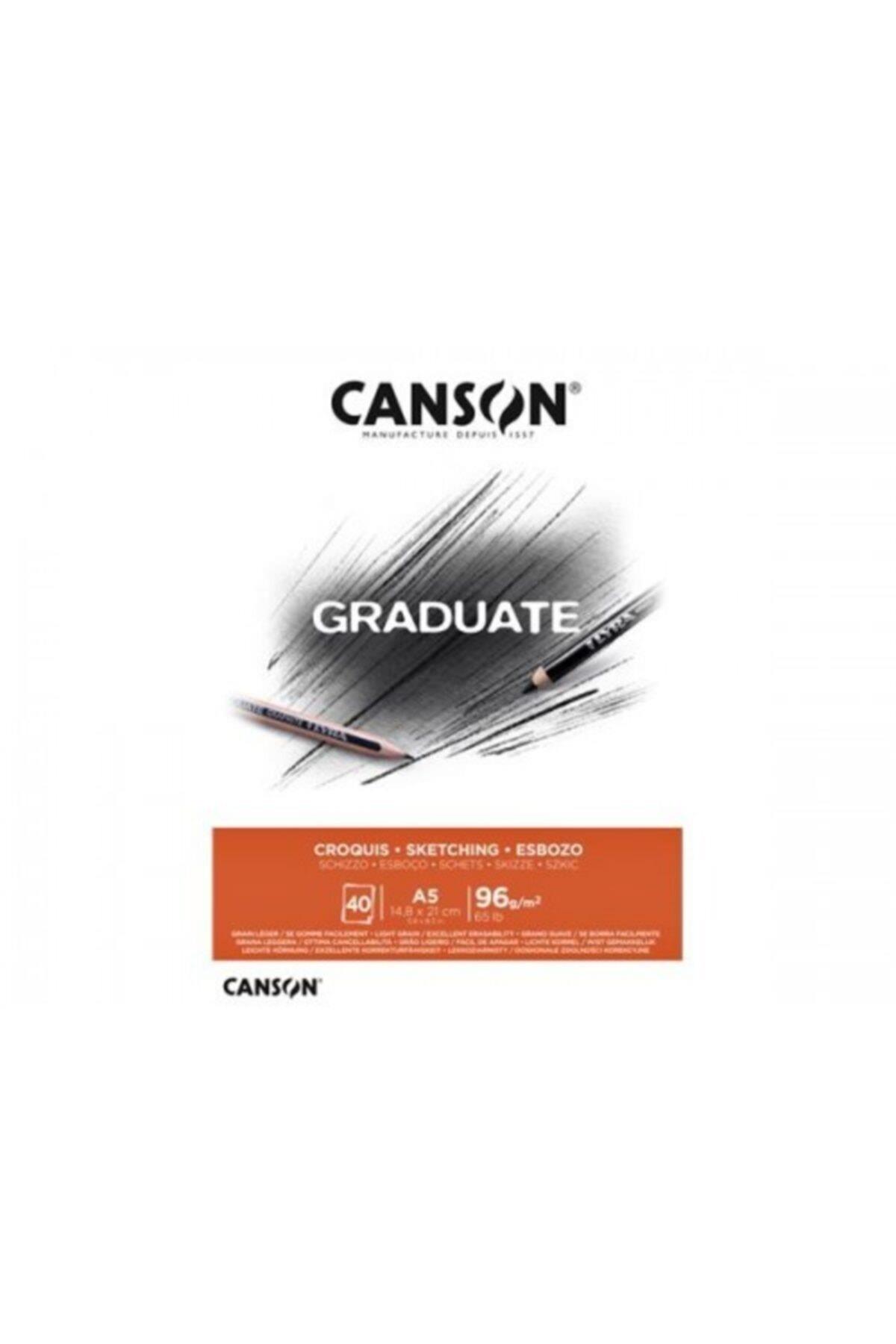 Canson Eskiz Bloğu Graduate Croquıs 40 SY A5 96 GR