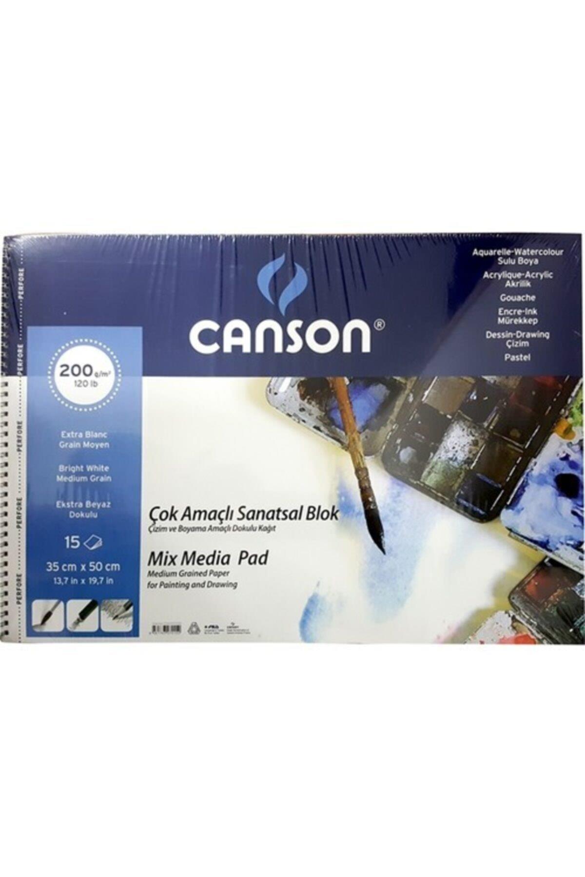 Canson Fınface 1557 Resim Blokları Çok Amaçlı 200 GR 35x50 15 YP