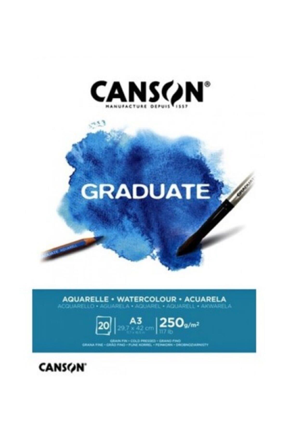 Canson Sulu Boya Bloğu Graduate 20 SY A3 250 GR
