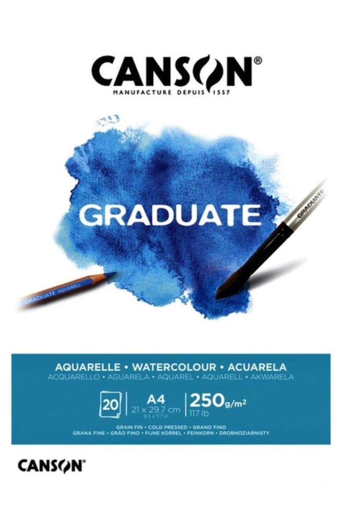 Canson Sulu Boya Bloğu Graduate 20 SY A4 250 GR