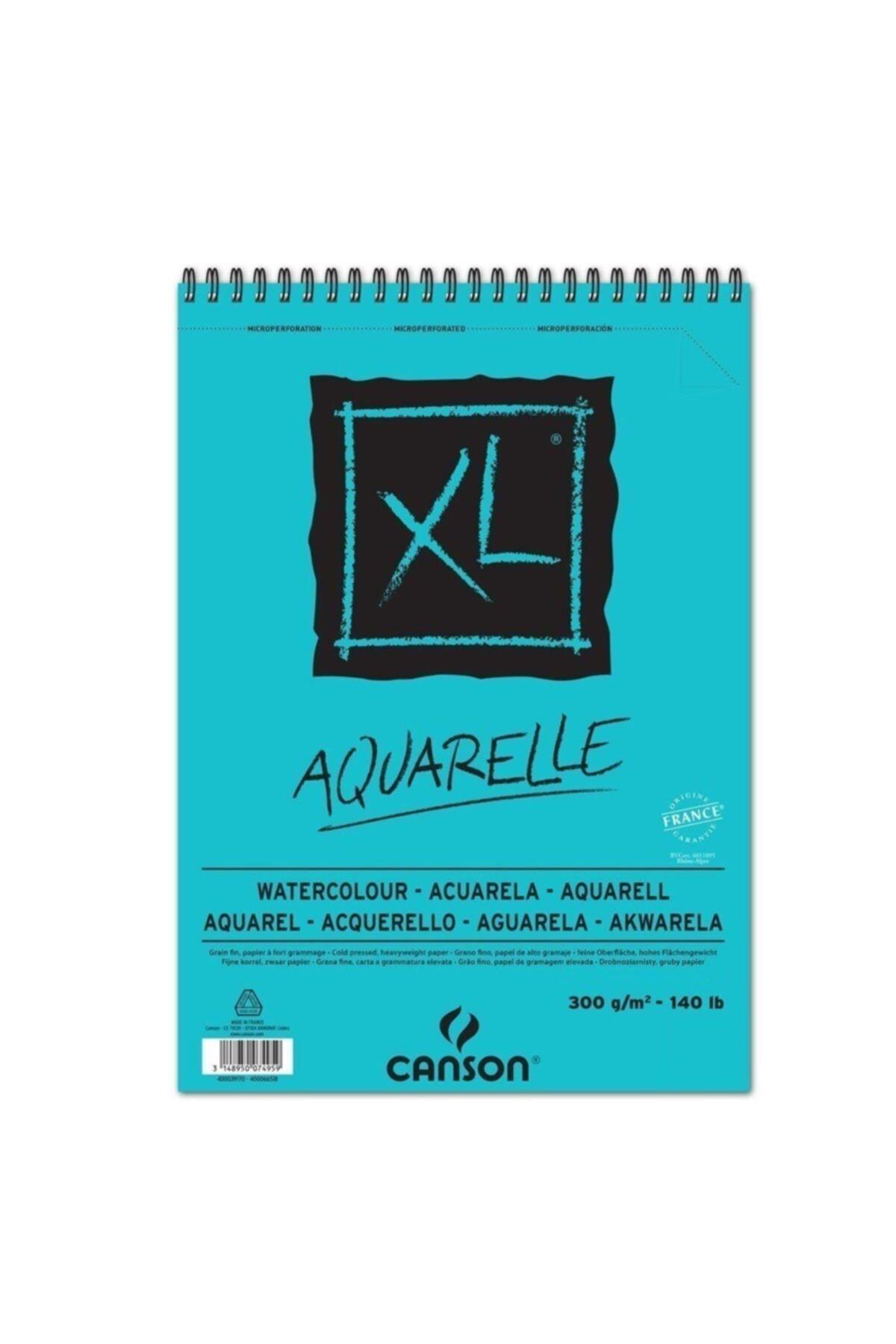 Canson XL Sulu Boya Spiralli Bloklar SPP Canxl Aquarelle 30 SY A4 300 GR