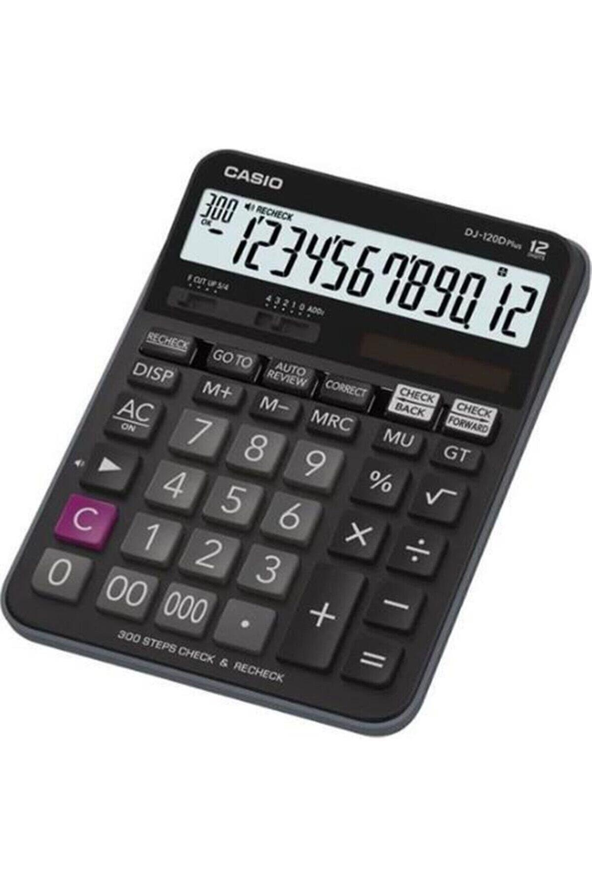Casio Hesap Makinası Masa Üstü 12 Hane Check Control DJ-120D Plus