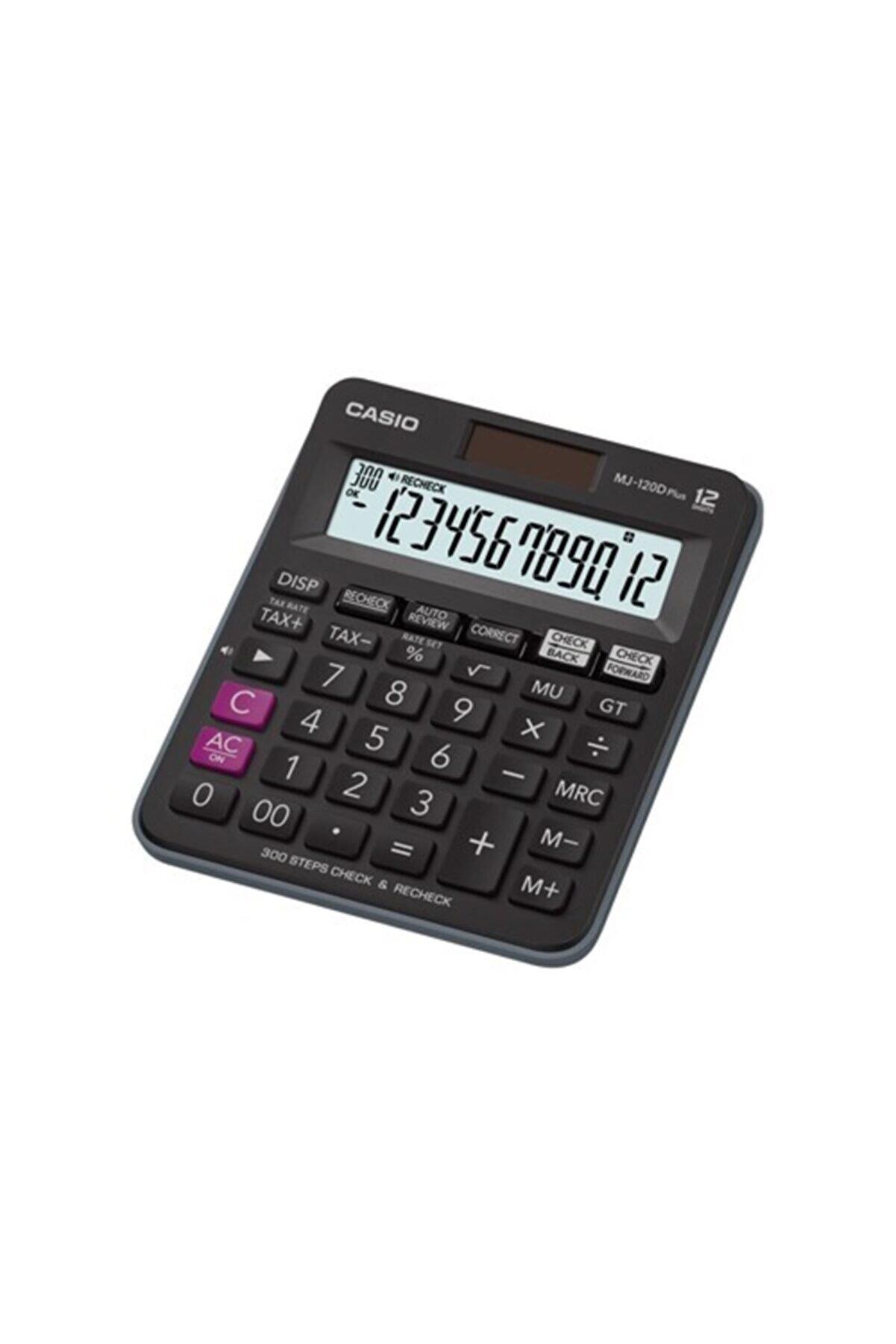Casio Hesap Makinası Masa Üstü 12 Hane Check Control MJ-120D Plus