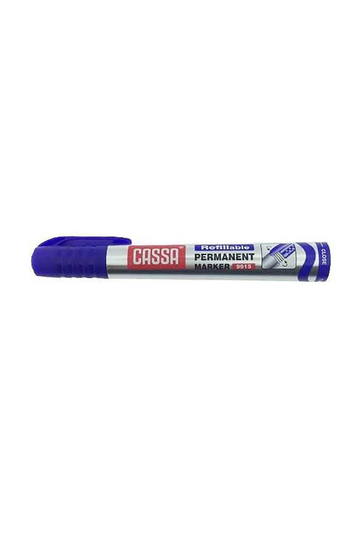 Cassa Koli Ve Kağıt Kalemi Dörtgen Uçlu Mavi (12 Li Paket)