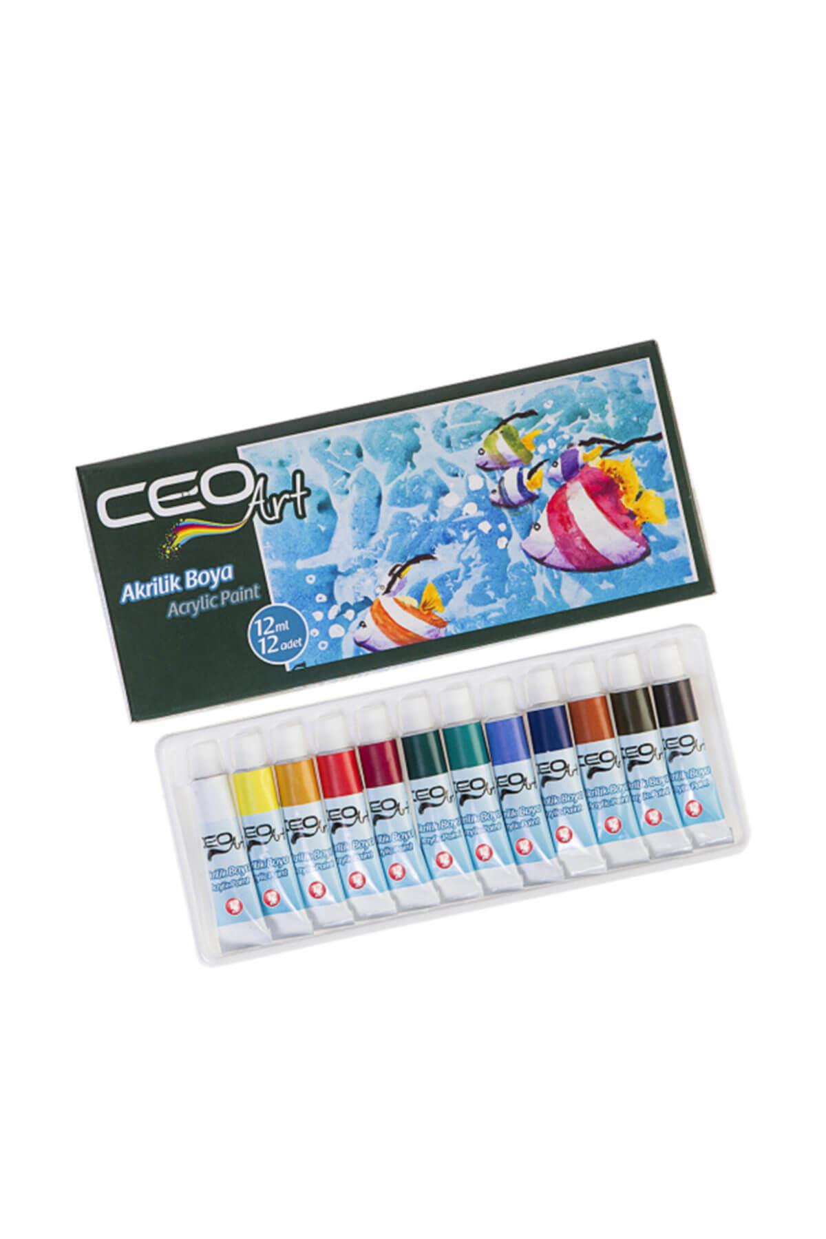 Ceo Art Akrilik Boya 12 ML 12 Renk CEO-00034