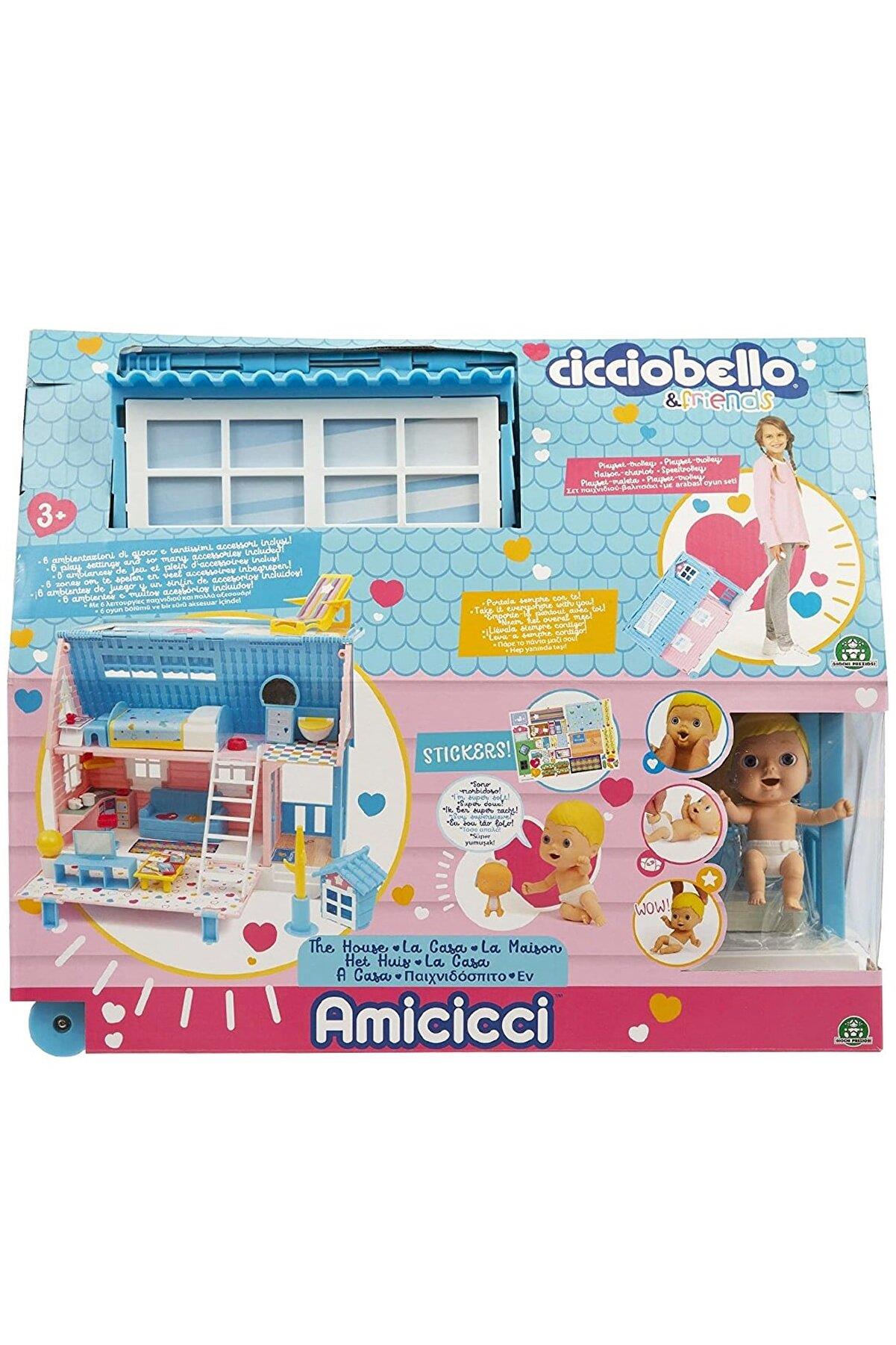 Giochi Preziosi Cicciobello Renkli Amiccici 2 Katlı Ev Oyun Seti Figürlü 43 Cm