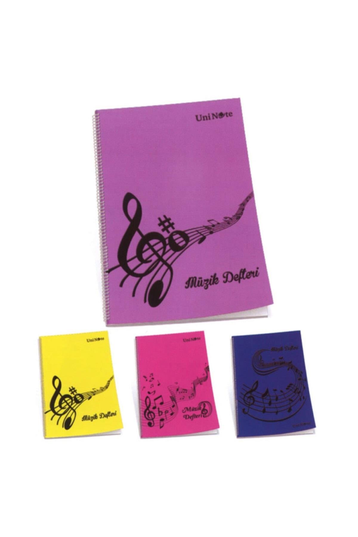 Çınar A4 Müzik Defteri Spiralli Jazz Plastik Kapak 30 Yaprak (12 Li Paket)