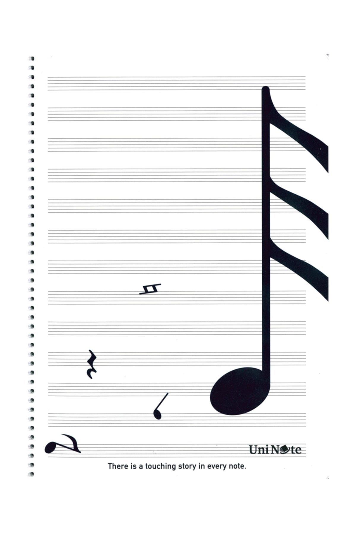 Çınar Müzik Defteri Spiralli Jazz Plastik Kapak 30 YP 38000