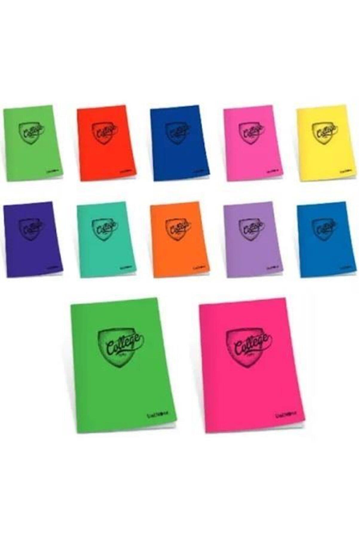 Çınar Plastik Kapak Defter College Dikişli A5 80 Yaprak Çizgili Küçük 96 Lı