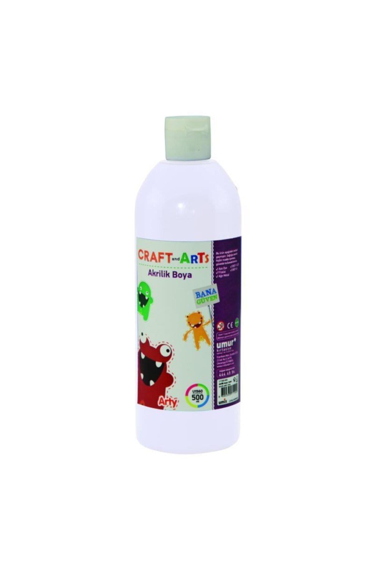 Craft And Arts Akrilik Boya 500 Ml Beyaz Akrilik Boya