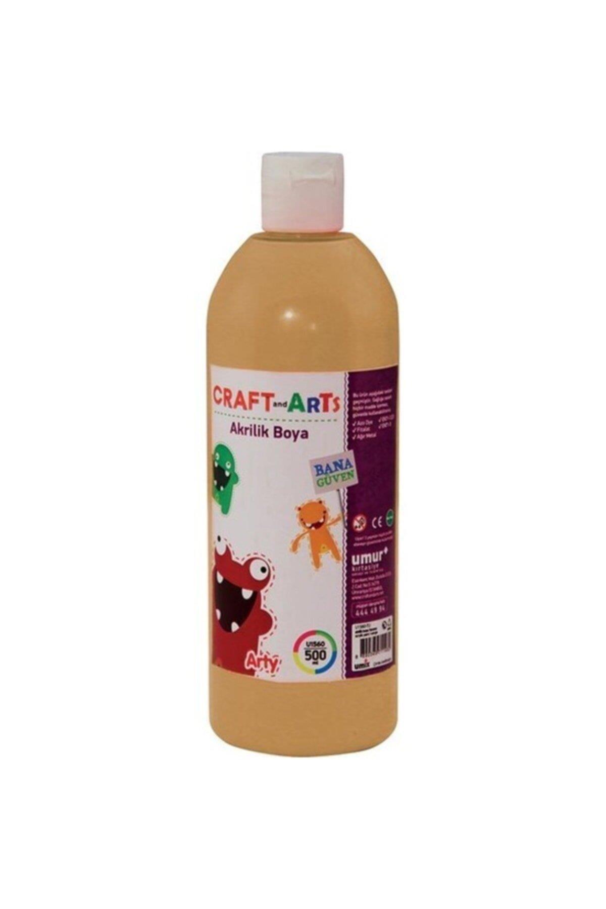Craft And Arts Akrilik Boya 500 Ml Kahverengi Akrilik Boya