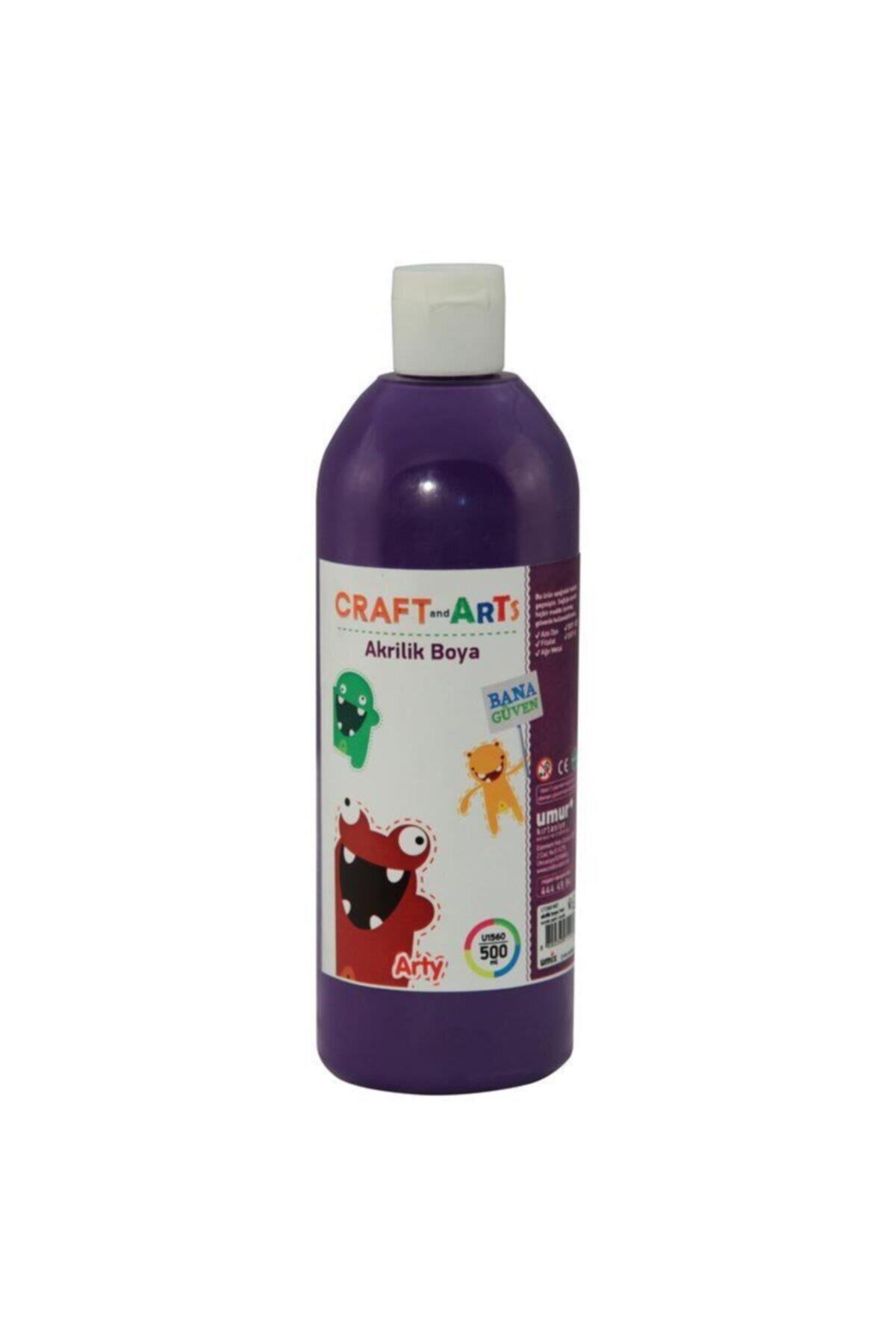 Craft And Arts Akrilik Boya 500 Ml Mor Akrilik Boya