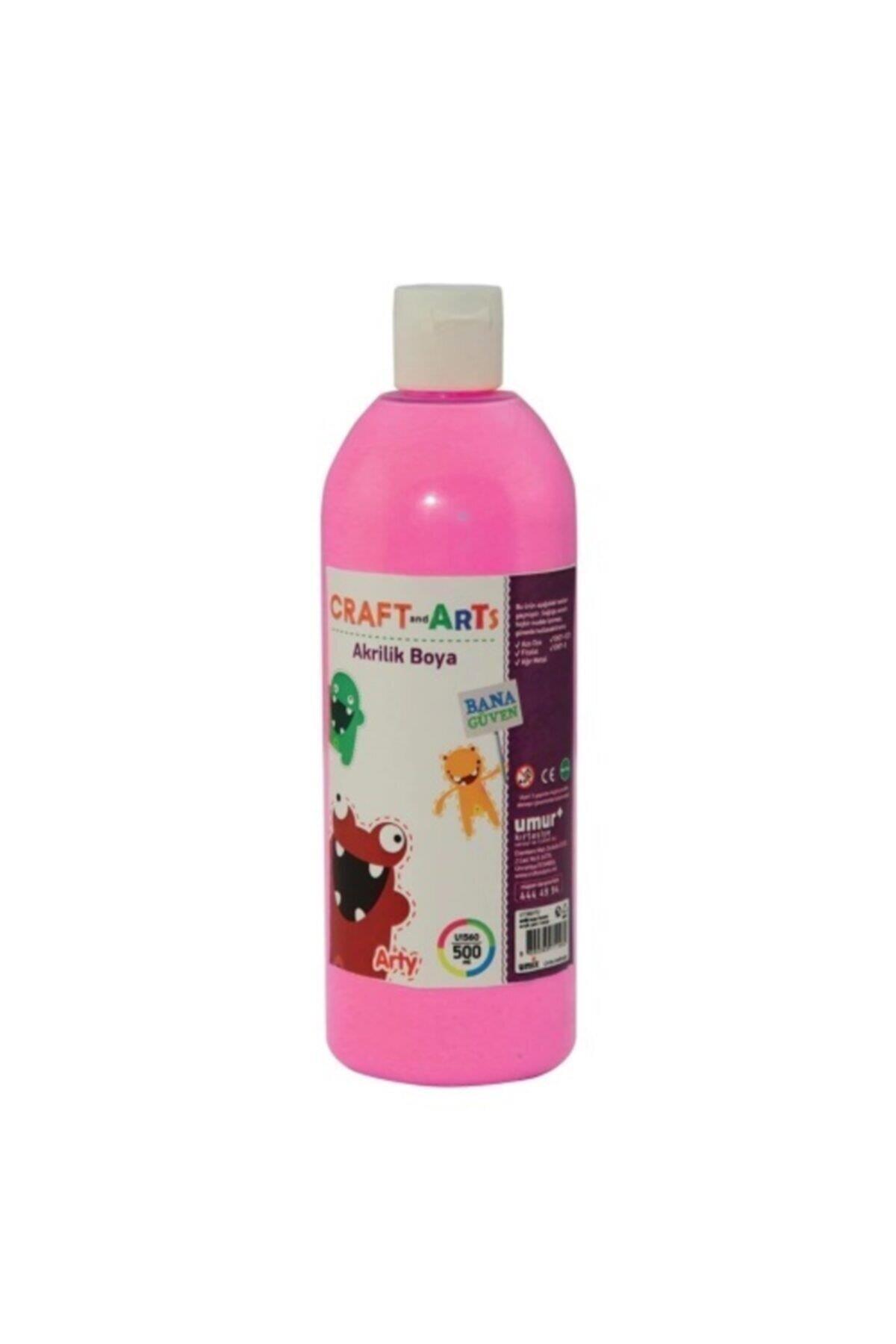 Craft And Arts Akrilik Boya 500 Ml Pembe Akrilik Boya