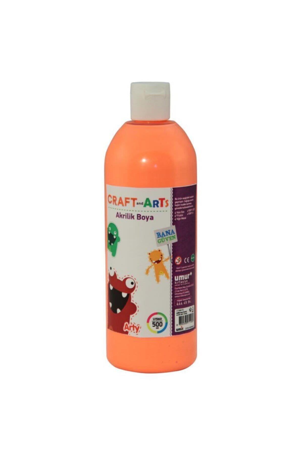 Craft And Arts Akrilik Boya 500 Ml Turuncu Akrilik Boya