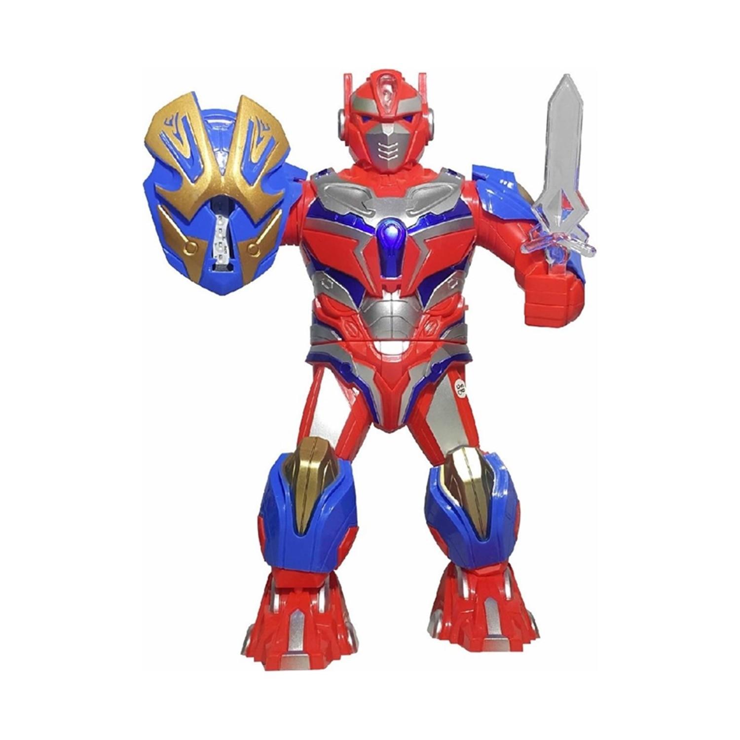 Ctoy Işıklı Ve Sesli Dönebilen Transformes Robot