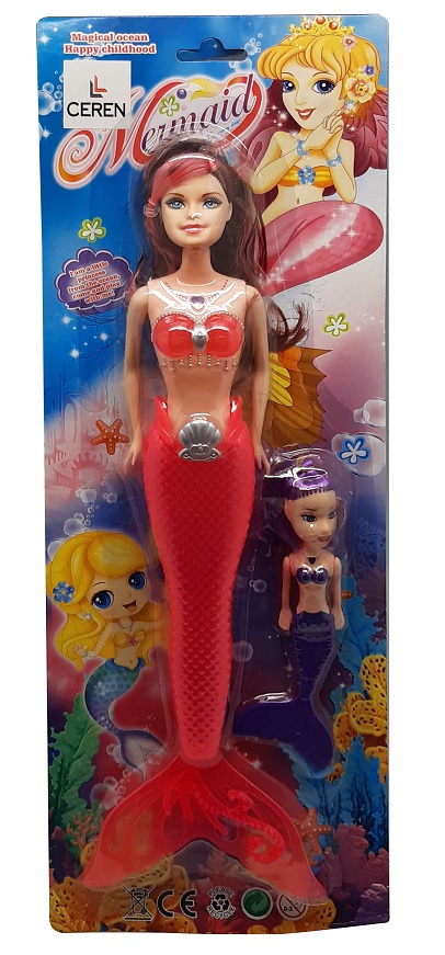 Ctoy Kartelada Deniz Kızı Bebek 30 Cm