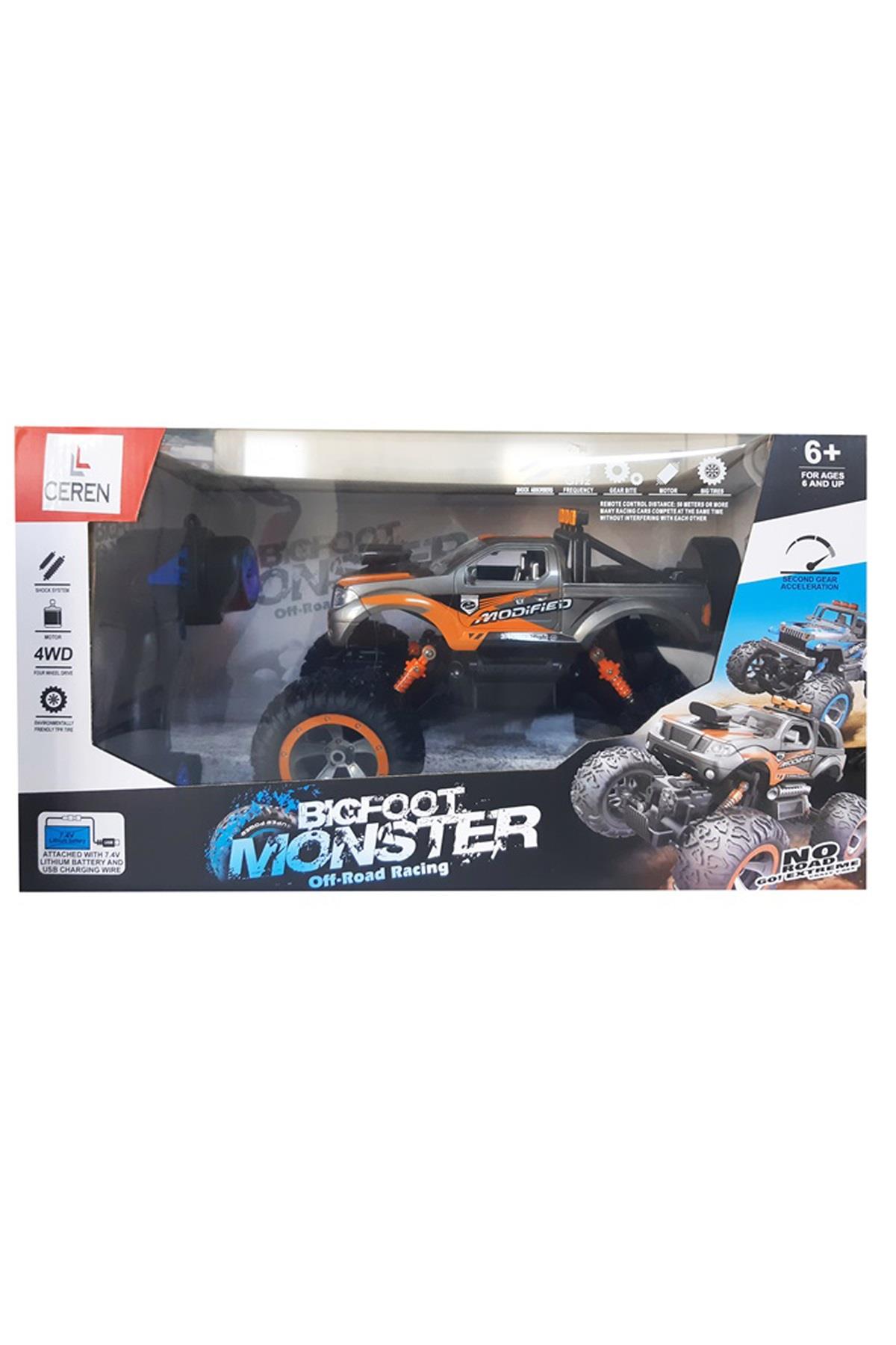 Ctoy Uzaktan Kumandalı Büyük Ayaklı Modifiye Araba Off Road Kumandalı Araba
