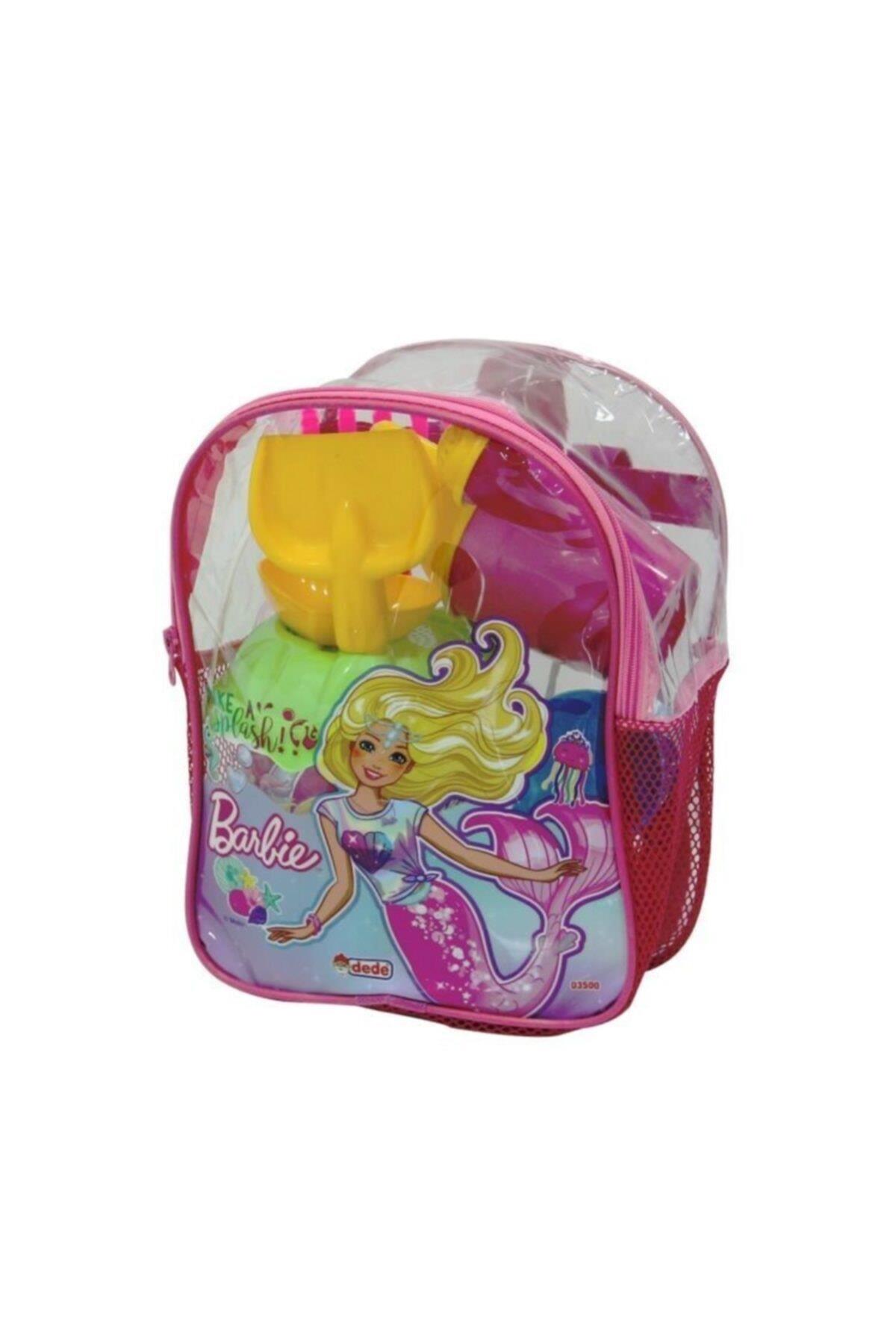 Dede Barbie Resimli Sırt Çantalı Plaj Set 