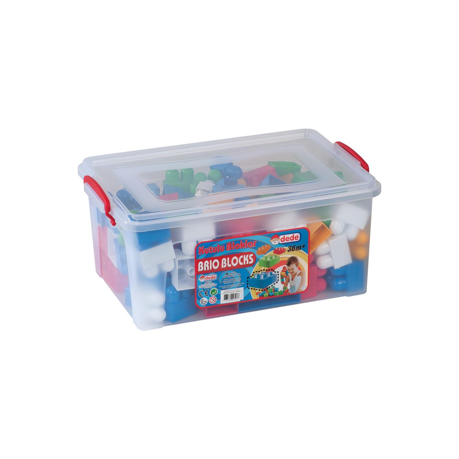 Dede Kutulu Bloklar No:4 250 Parça Blok Lego