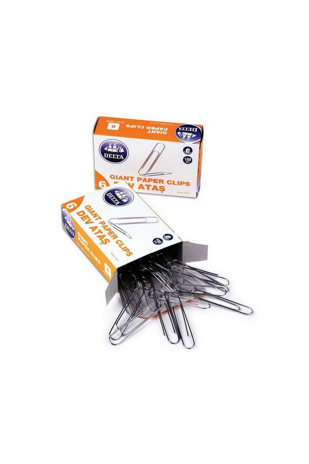 Delta Ataş Dev NO:6 6 CM Büyük Ataş (1 Paket 5 Kutu)