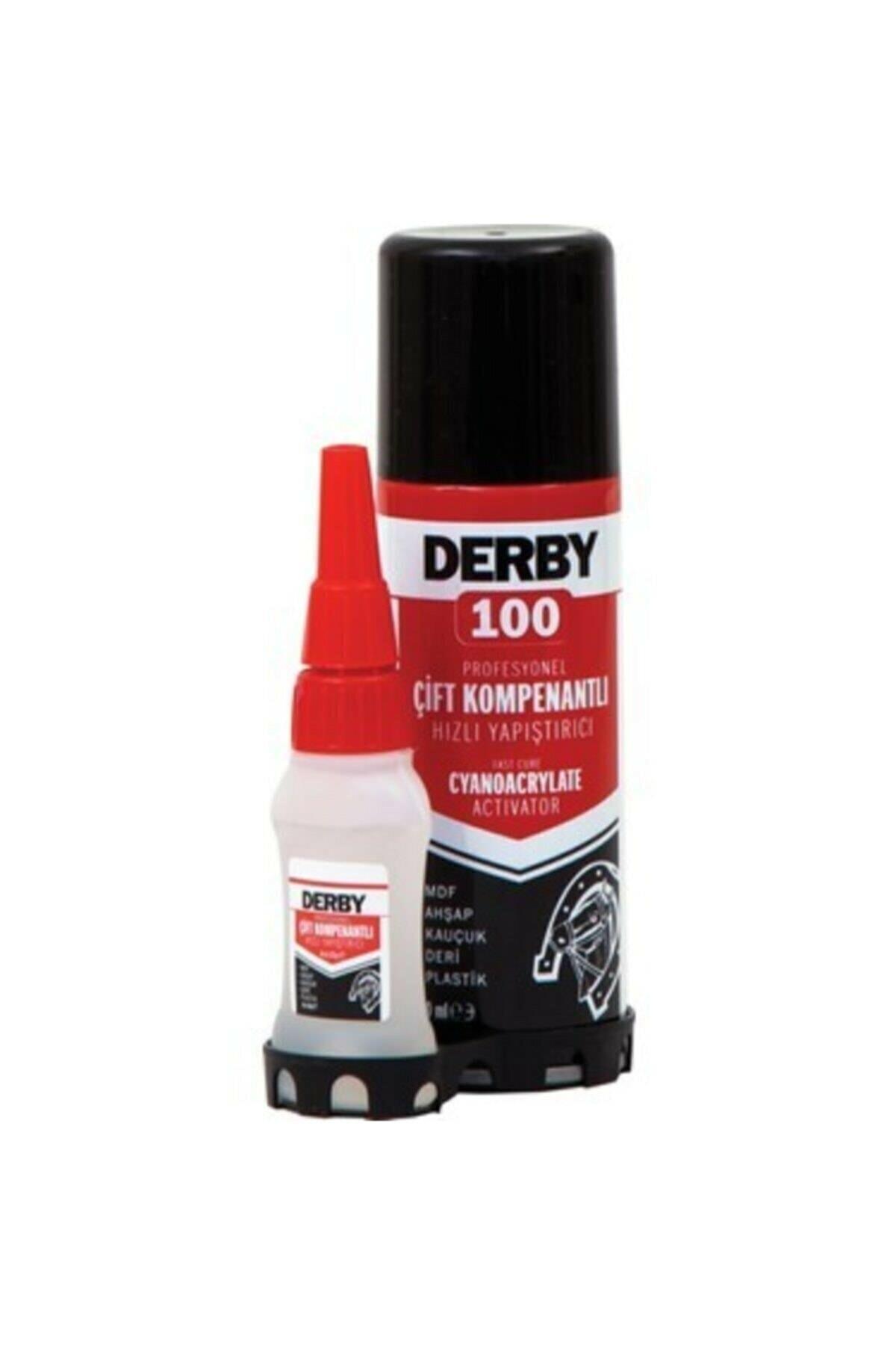 Derby Sprey Hızlı Yapıştırıcı MDF Aktivatör 100 ML + 25 ML (50 Adet)
