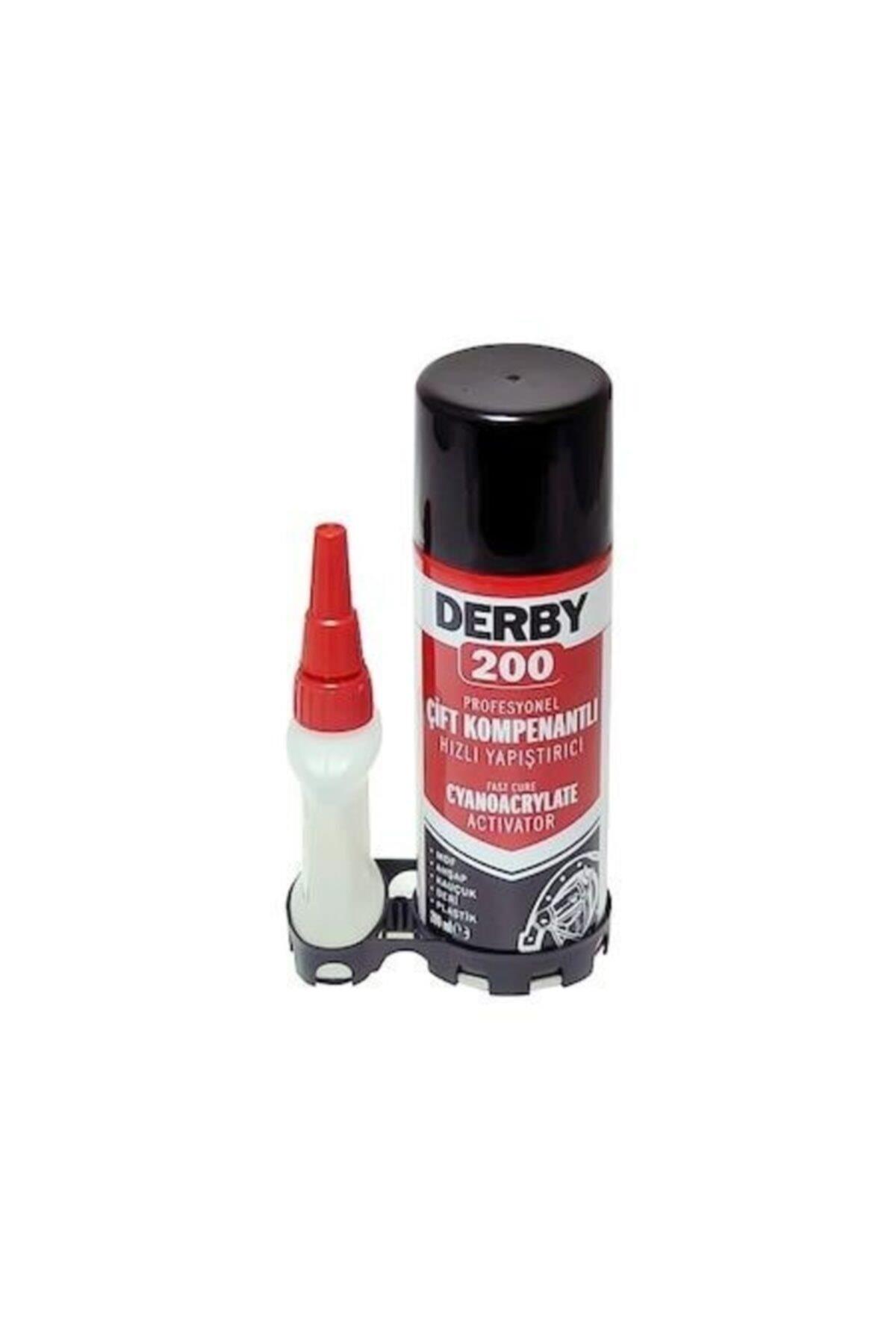 Derby Sprey Hızlı Yapıştırıcı MDF Aktivatör 200 ML + 50 ML (50 Adet)