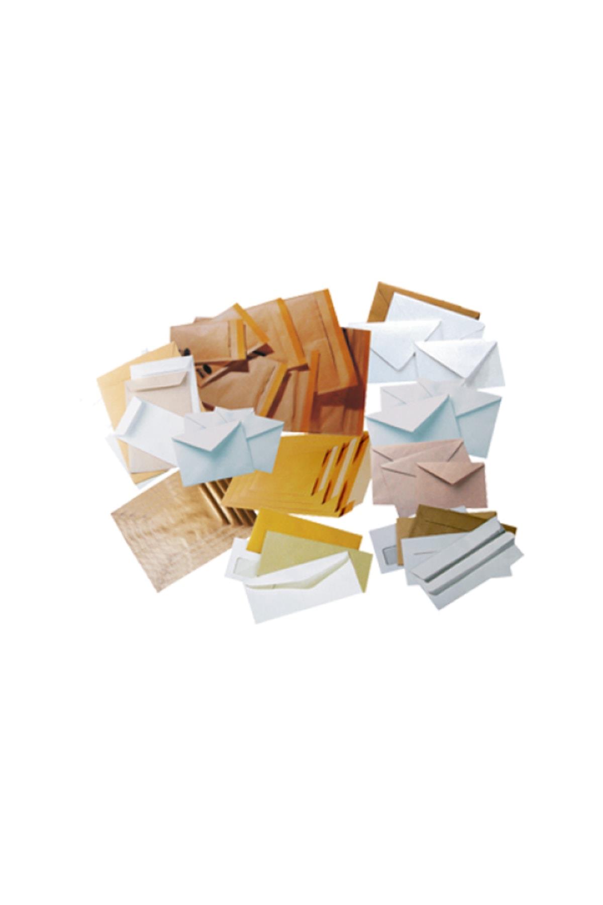 Doğan Kartvizit Renkli Zarf 80 Gram 5 Renk 7 x 9 Cm Kartvizit Zarfı (1000 Li Paket)
