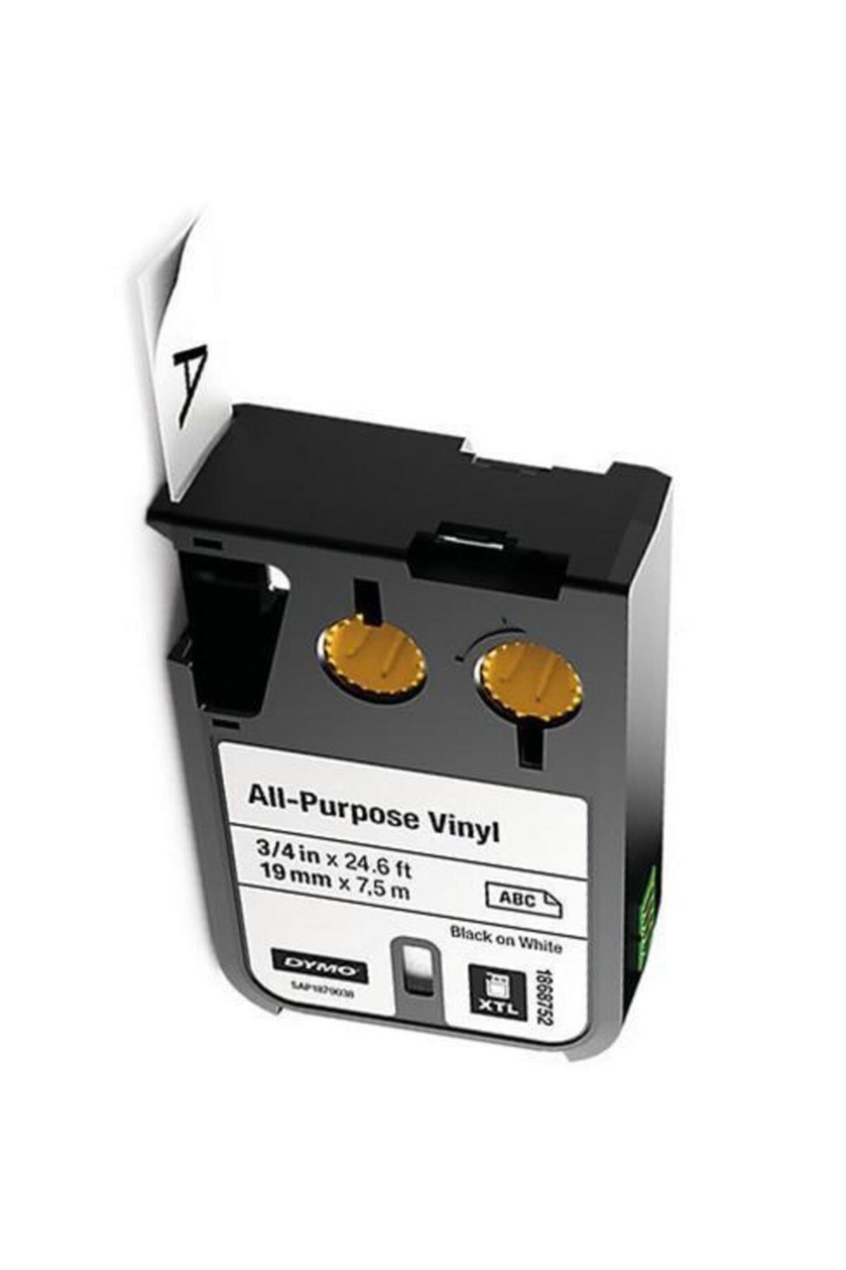 Dymo Xtl Çok Amaçlı Vinil 19 mm x 7 metre Beyaz/Siyah 1868752