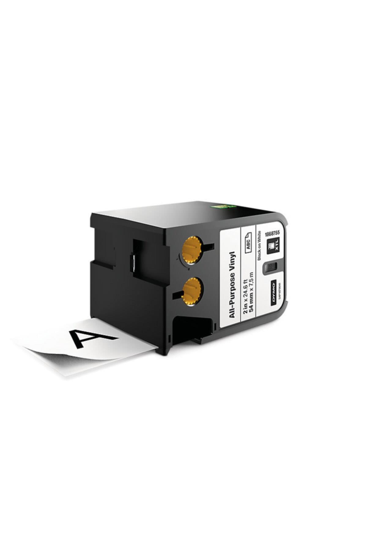 Dymo Xtl Çok Amaçlı Dış Mekan Vinil Yedek Etiket 54mm X 7mt Beyaz - Siyah