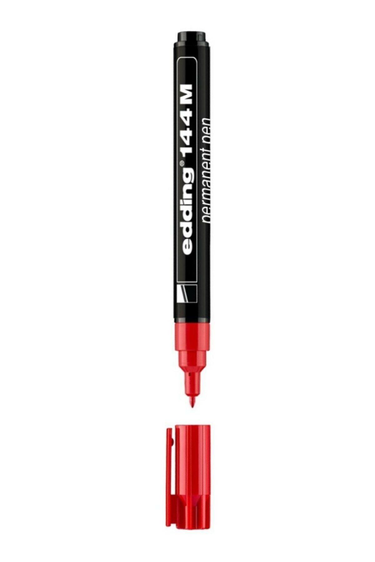Edding Asetat Kalemi Permanent Kırmızı 144M (10 Lu Paket)