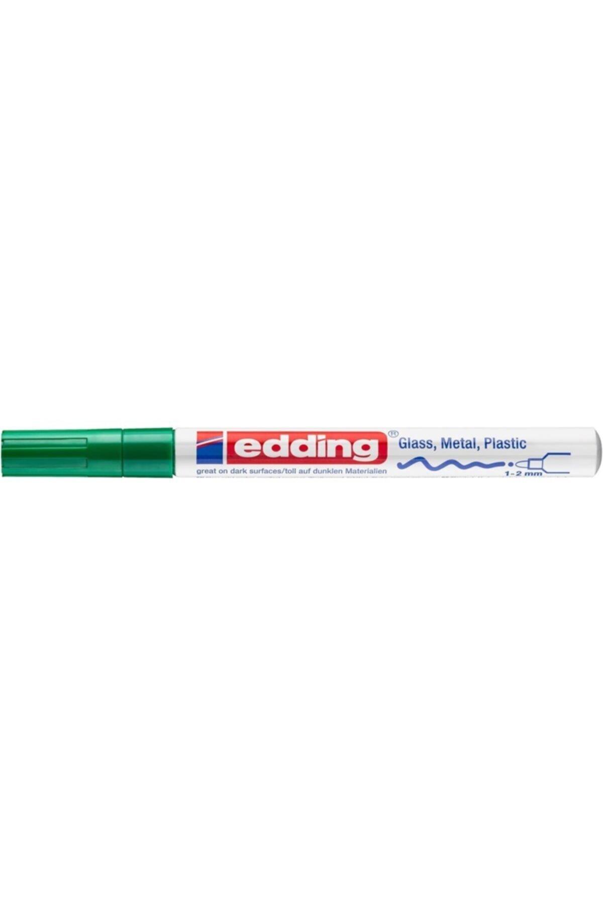 Edding Paint Markör Boya Kalemi 1-2 Mm Yeşil Yuvarlak Uçlu (10 Lu Paket)