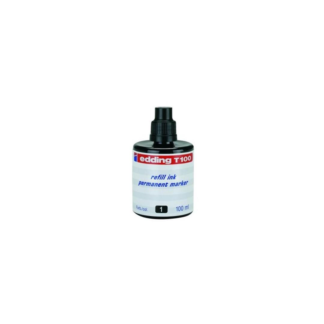 Edding Markör Mürekkebi Permanent Damlalıklı 100 ML Siyah T100