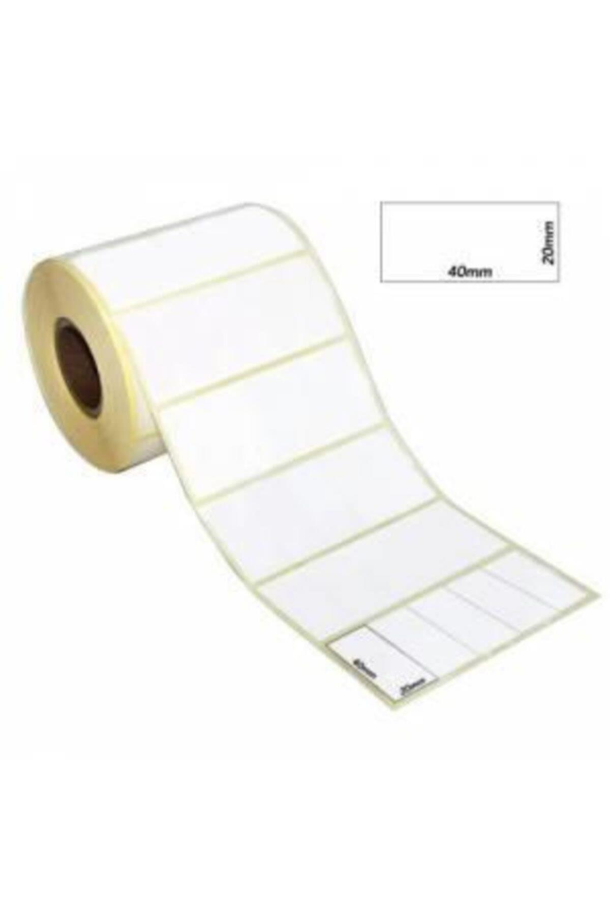 Ekstrafix Eko Termal Rulo Barkod Etiketi 40 x 20Mm 5000 Li