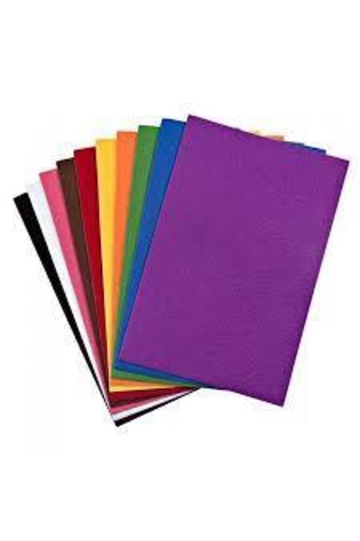 Esmay Renkli Keçe Yapışkanlı 20x30 Cm Karışık (10 Lu Paket)