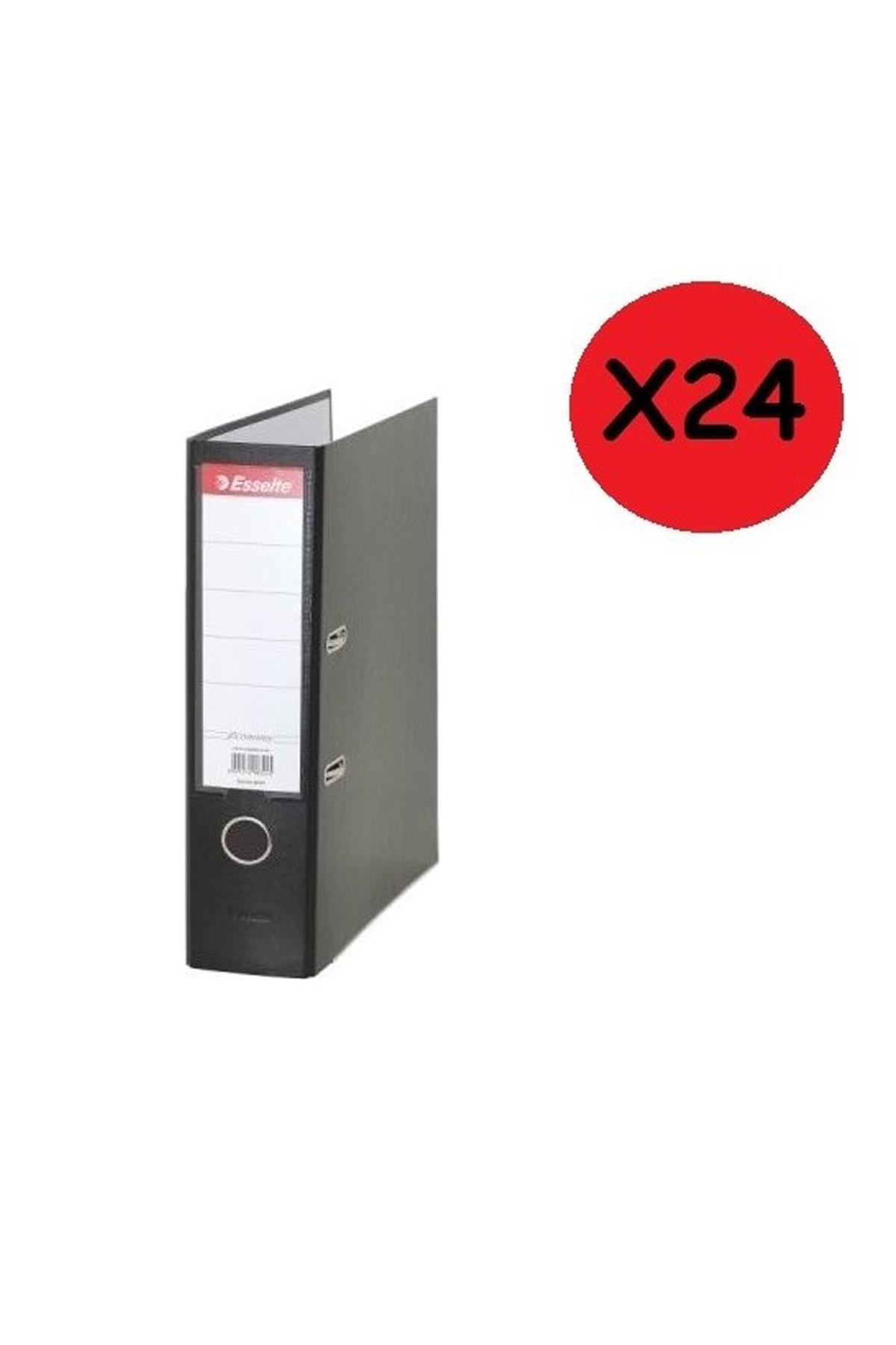 Esselte Klasör Ekonomik Geniş Siyah Klasör (24 Lü Paket)