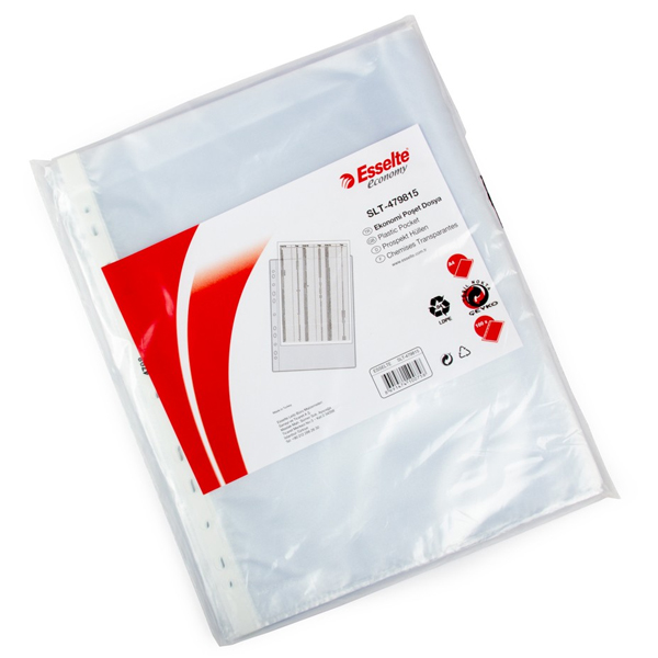 Esselte Poşet Dosya Ekonomik A4 (100 Lü Paket)