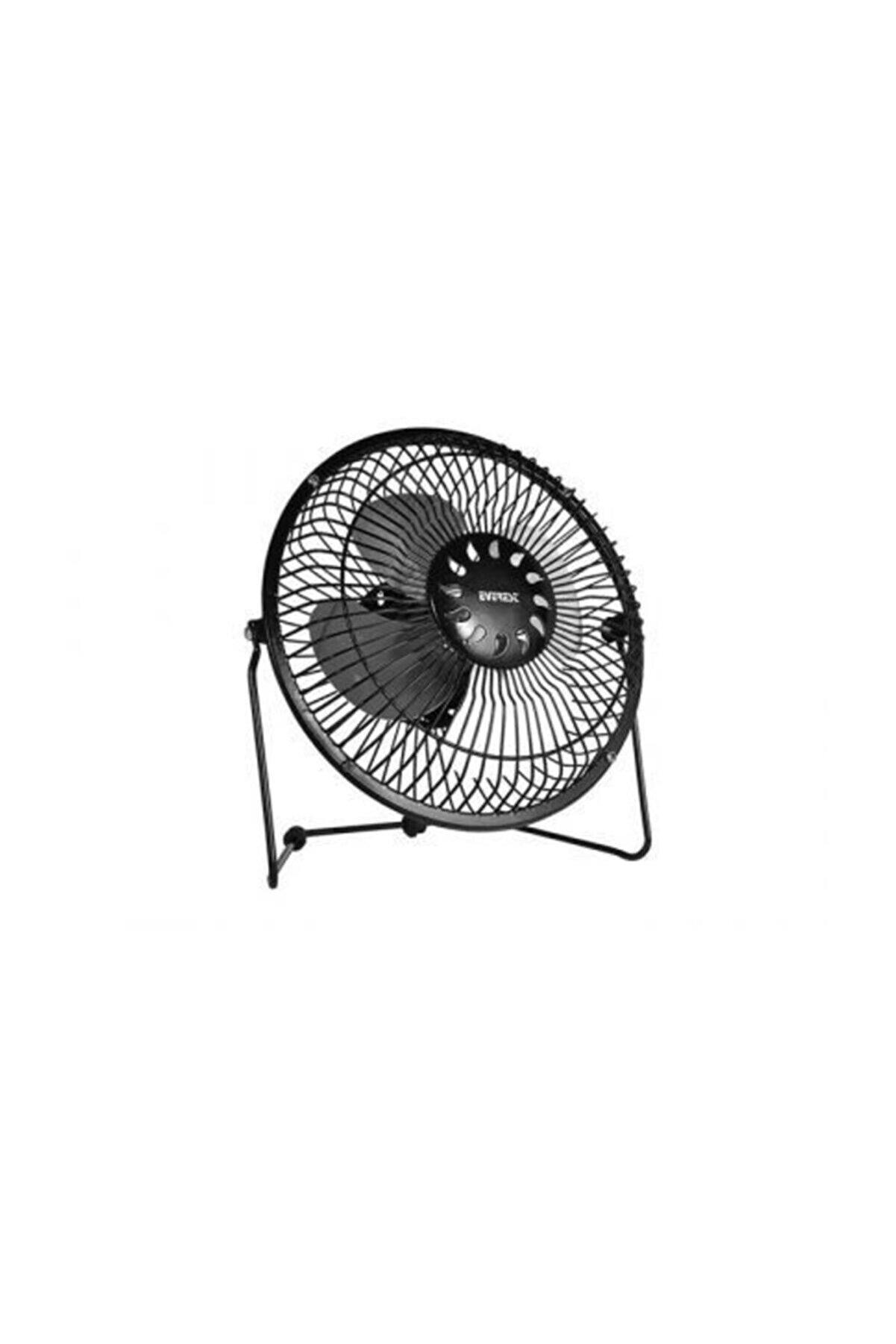 Everest 6" Masa Metal Siyah Beyaz Usb Fan Usb Vantilatör 6 İnç