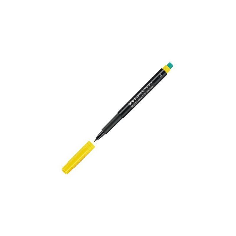 Faber-Castell Asetat Kalemi Permanent S Seri Sarı 15 23 07