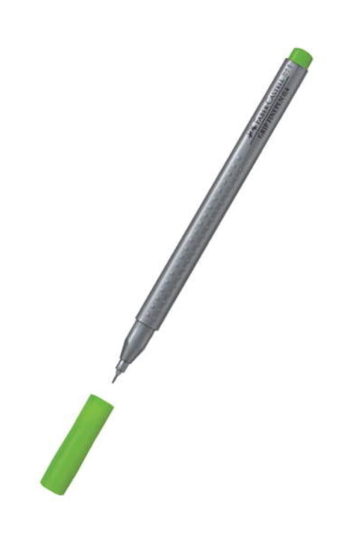Faber-Castell Finepen 0.4 MM Çim Yeşili (10 Lu Paket)