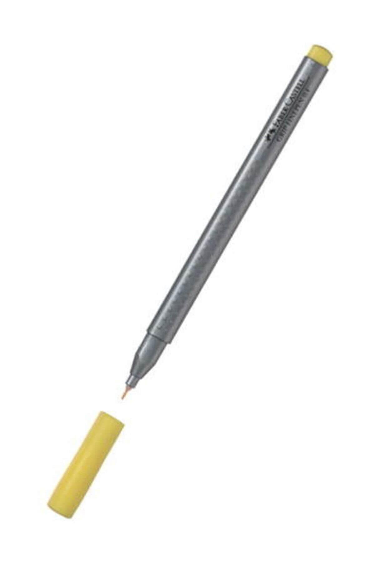 Faber-Castell Finepen 0.4 MM Krom Sarı (10 Lu Paket)