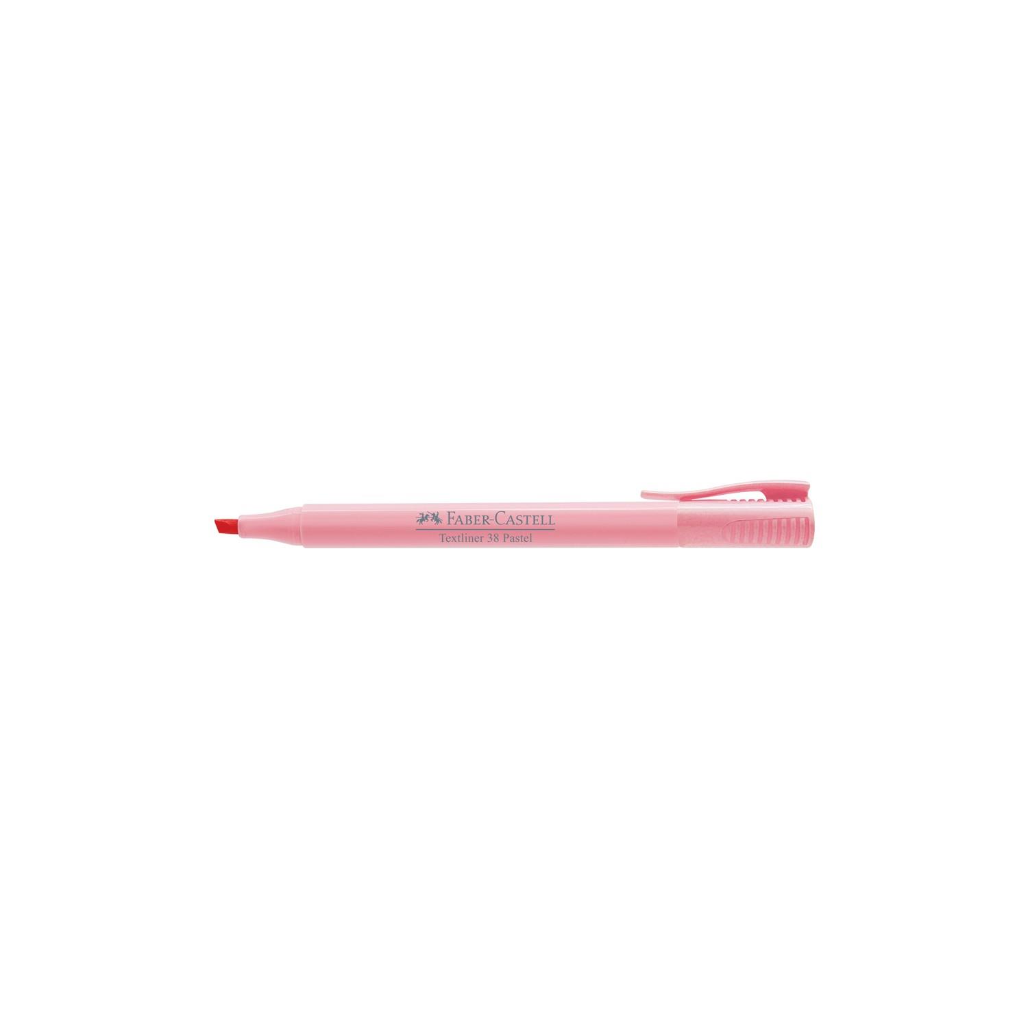 Faber-Castell Fosforlu Kalem 38 Pastel Pembe 10 LU 15 81 12