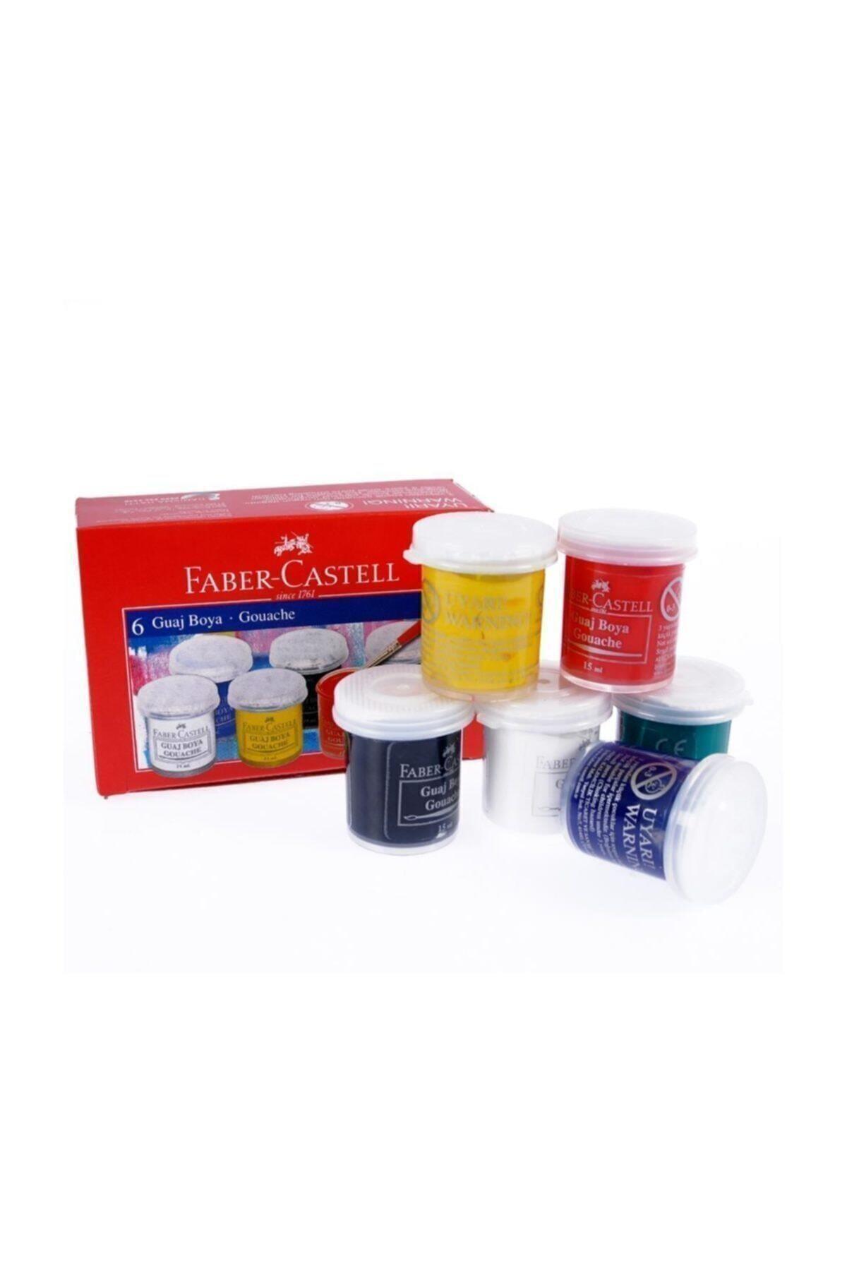 Faber-Castell Guaj Boya 6 Renk 15 ML 5170 160400