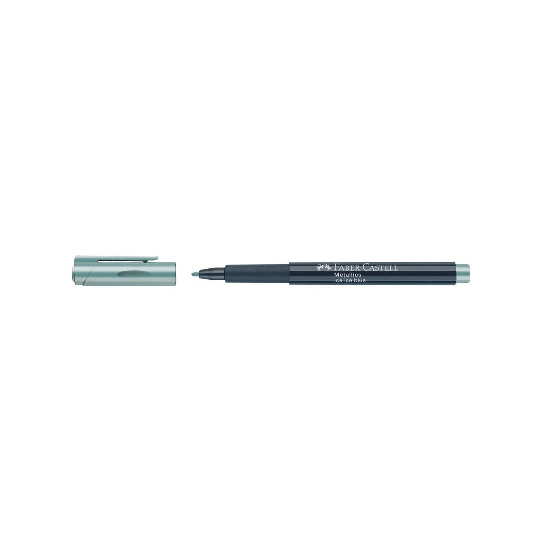 Faber-Castell Markör Metalik Buz Mavisi 10 LU 5010160792