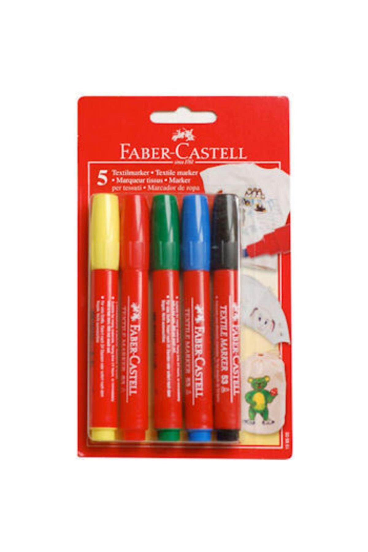 Faber-Castell Markör Tekstil 5 Renk 15 95 05