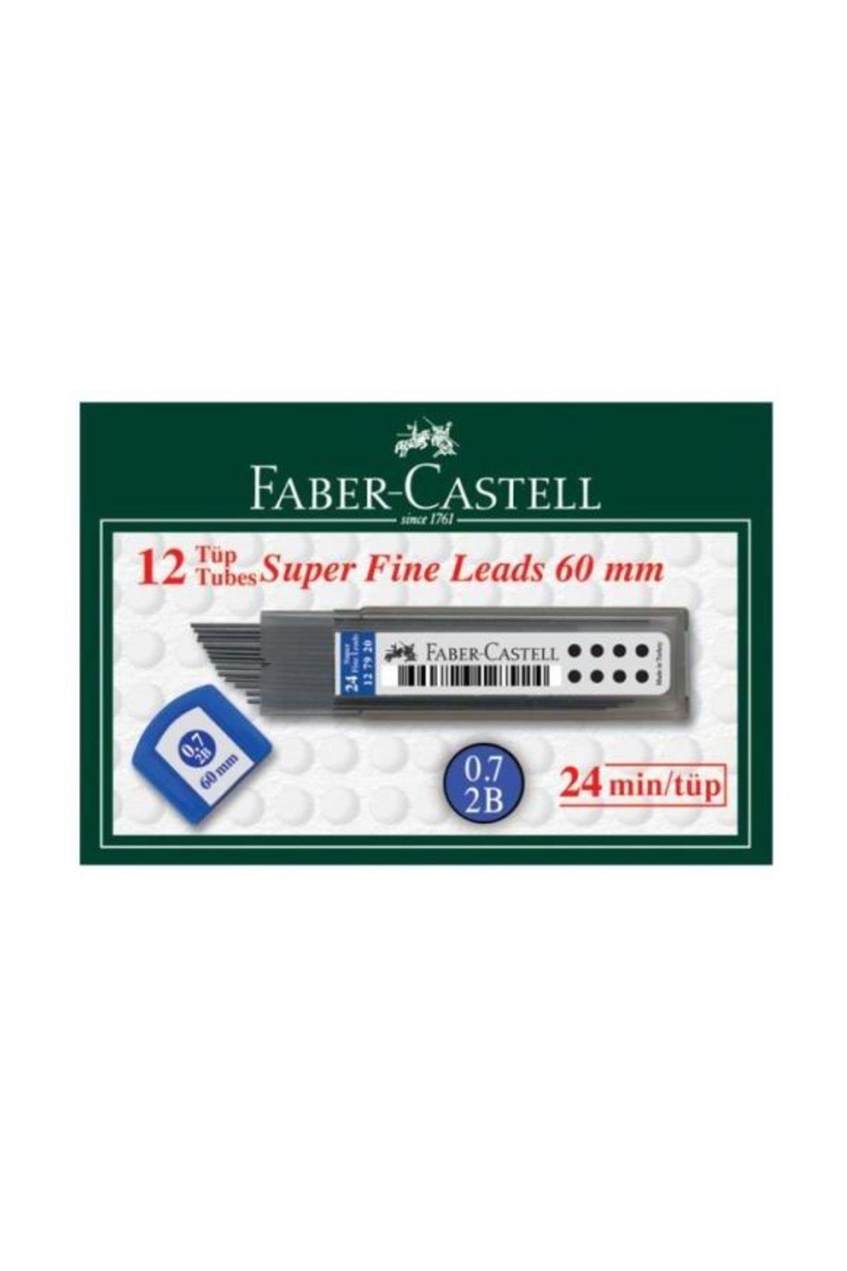 Faber-Castell Min Versatil Kalem Ucu Grip 2B 60 Mm 0.7 Mm 24 Lü 127920 (12 Tüp)