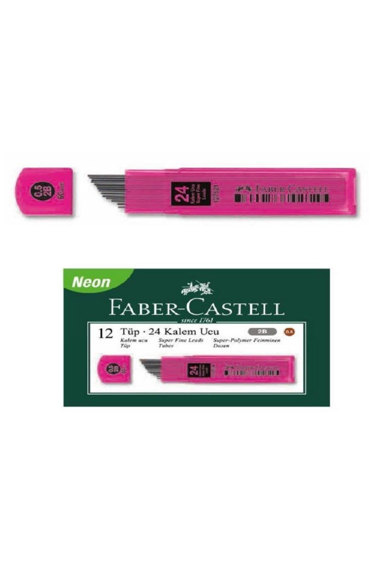 Faber-Castell Min Süper Fine Lead 2B 60 MM 0.5 MM Kalem Ucu (12 Tüp Uç)