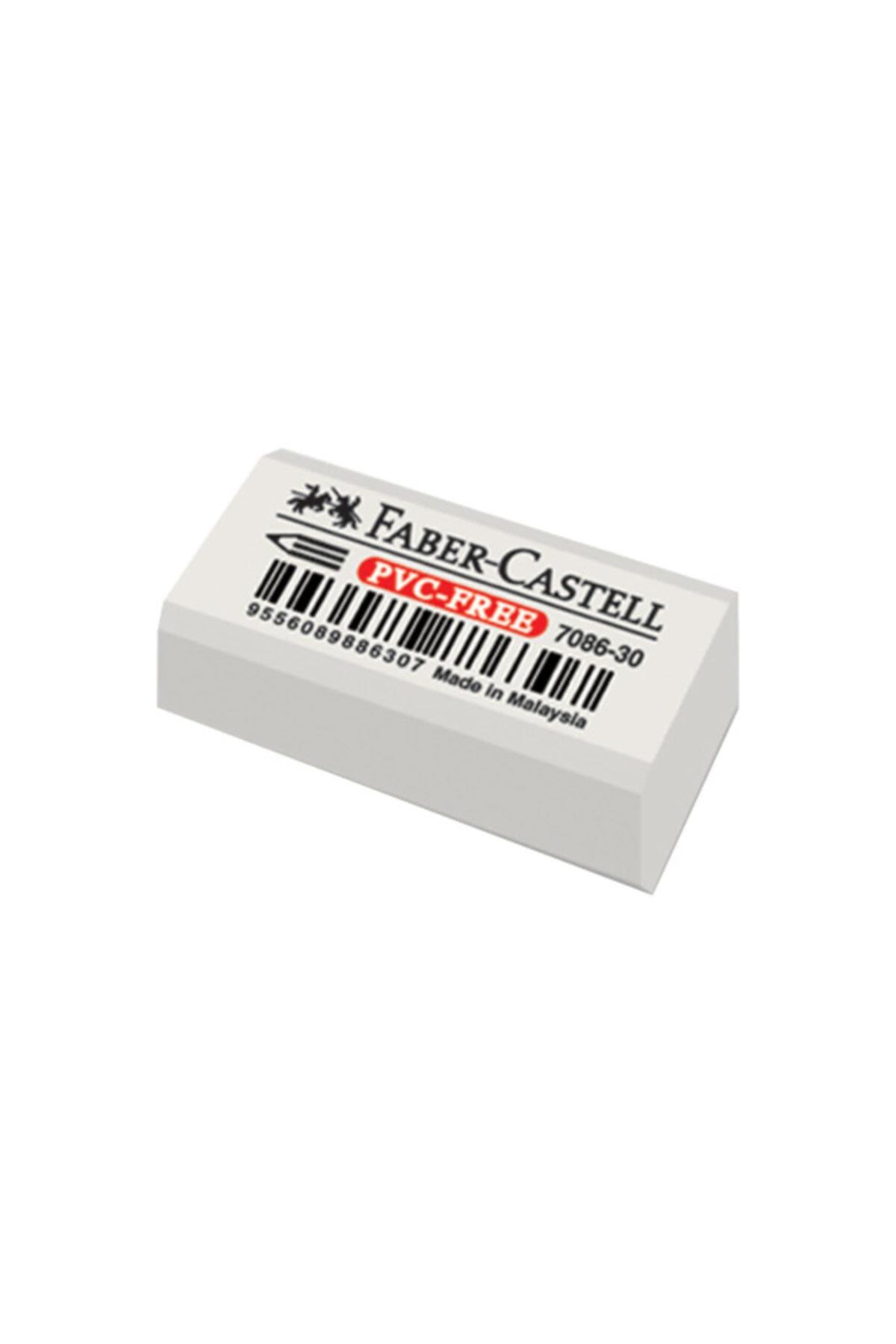 Faber-Castell Öğrenci Silgisi 30 LU Beyaz (1 Paket 30 Adet)